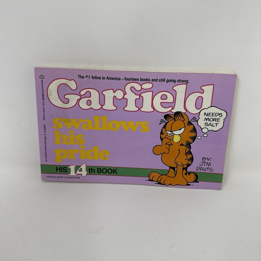 Garfield Swallows His Pride: His 14th Book - Paperback By Davis, Jim - GOOD
